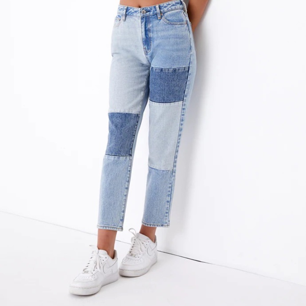 PacSun patchwork denim jeans
